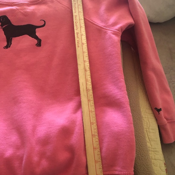 The Black Dog Pink Sweatshirt with Black Dog Logo Woman’s Medium Martha’s Vineya - Picture 7 of 16
